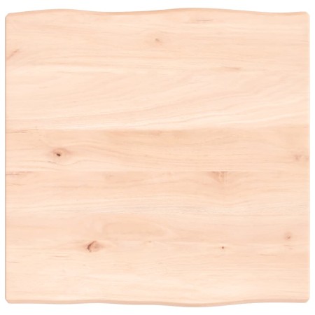 Tablero de mesa madera maciza roble borde natural 40x40x2 cm de vidaXL, Tableros para mesas - Ref: Foro24-363860, Precio: 31,...