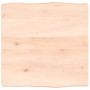 Tablero de mesa madera maciza roble borde natural 40x40x2 cm de vidaXL, Tableros para mesas - Ref: Foro24-363860, Precio: 31,...