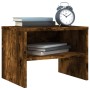 Mesita de noche madera contrachapada roble ahumado 40x30x30 cm de vidaXL, Mesitas de noche - Ref: Foro24-815238, Precio: 35,0...