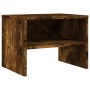 Mesita de noche madera contrachapada roble ahumado 40x30x30 cm de vidaXL, Mesitas de noche - Ref: Foro24-815238, Precio: 35,0...
