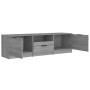 Mueble de TV madera contrachapada gris Sonoma 140x35x40 cm en Muebles TV | Comprar online en Foru.es