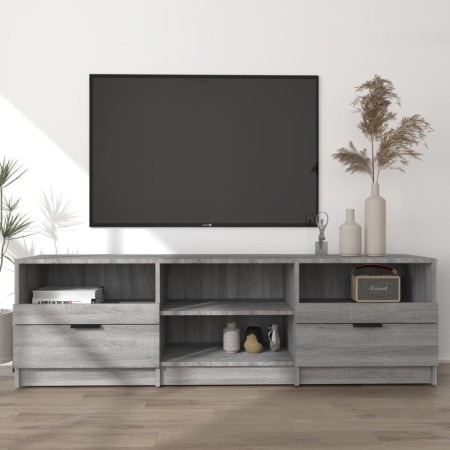 Mueble de TV madera contrachapada gris Sonoma 150x33,5x45 cm en Muebles TV | Comprar online en Foru.es