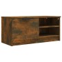 Mueble para TV madera contrachapada roble ahumado 80x35x36,5 cm en Muebles TV | Comprar online en Foru.es