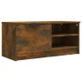 Muebles para TV 2 uds contrachapado roble ahumado 80x35x36,5 cm en Muebles TV | Comprar online en Foru.es