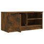 Muebles para TV 2 uds contrachapado roble ahumado 80x35x36,5 cm en Muebles TV | Comprar online en Foru.es