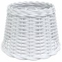 Pantalla para lámpara de techo mimbre blanco Ø30x20 cm de vidaXL, Pantallas para lámparas - Ref: Foro24-364367, Precio: 27,18...
