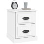 Mesitas de noche 2 uds madera contrachapada blanco 39x39x47,5cm de vidaXL, Mesitas de noche - Ref: Foro24-816145, Precio: 81,...