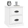 Mesitas de noche 2 uds madera contrachapada blanco 39x39x47,5cm de vidaXL, Mesitas de noche - Ref: Foro24-816145, Precio: 80,...