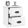 Mesitas de noche 2 uds madera contrachapada blanco 39x39x47,5cm de vidaXL, Mesitas de noche - Ref: Foro24-816145, Precio: 81,...