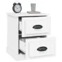 Mesitas de noche 2 uds madera contrachapada blanco 39x39x47,5cm de vidaXL, Mesitas de noche - Ref: Foro24-816145, Precio: 80,...