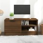 Mueble para TV madera contrachapada marrón roble 80x35x36,5 cm en Muebles TV | Comprar online en Foru.es