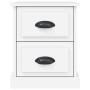 Mesitas de noche 2 uds madera contrachapada blanco 39x39x47,5cm de vidaXL, Mesitas de noche - Ref: Foro24-816145, Precio: 81,...