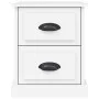 Mesitas de noche 2 uds madera contrachapada blanco 39x39x47,5cm de vidaXL, Mesitas de noche - Ref: Foro24-816145, Precio: 80,...