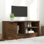 Mueble para TV madera contrachapada marrón roble 80x35x36,5 cm en Muebles TV | Comprar online en Foru.es