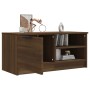 Mueble para TV madera contrachapada marrón roble 80x35x36,5 cm en Muebles TV | Comprar online en Foru.es
