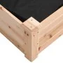 Jardinera arriate con forro madera maciza abeto 120x60x25 cm de vidaXL, Maceteros y jardineras - Ref: Foro24-364289, Precio: ...