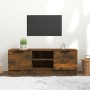 Mueble de TV madera contrachapada roble ahumado 102x35x36,5 cm en Muebles TV | Comprar online en Foru.es