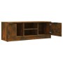 Mueble de TV madera contrachapada roble ahumado 102x35x36,5 cm en Muebles TV | Comprar online en Foru.es