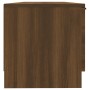 Mueble de TV madera contrachapada marrón roble 102x35x36,5 cm en Muebles TV | Comprar online en Foru.es