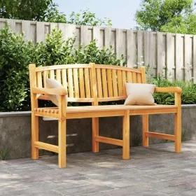 Banco de jardín madera maciza de teca 149,5x60x90 cm de vidaXL, Bancos de jardín - Ref: Foro24-364409, Precio: 257,67 €, Desc...