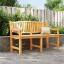 Banco de jardín madera maciza de teca 149,5x60x90 cm de vidaXL, Bancos de jardín - Ref: Foro24-364409, Precio: 265,38 €, Desc...