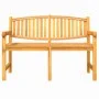 Banco de jardín madera maciza de teca 149,5x60x90 cm de vidaXL, Bancos de jardín - Ref: Foro24-364409, Precio: 257,67 €, Desc...