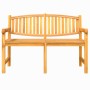 Banco de jardín madera maciza de teca 149,5x60x90 cm de vidaXL, Bancos de jardín - Ref: Foro24-364409, Precio: 265,38 €, Desc...