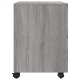 Archivador ruedas madera contrachapada gris Sonoma 45x38x54 cm en Armarios y almacenamiento | Comprar online en Foru.es