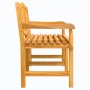 Banco de jardín madera maciza de teca 149,5x60x90 cm de vidaXL, Bancos de jardín - Ref: Foro24-364409, Precio: 265,38 €, Desc...