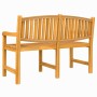Banco de jardín madera maciza de teca 149,5x60x90 cm de vidaXL, Bancos de jardín - Ref: Foro24-364409, Precio: 265,38 €, Desc...