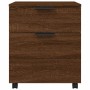 Archivador ruedas madera contrachapada roble Sonoma 45x38x54 cm en Armarios y almacenamiento | Comprar online en Foru.es