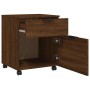 Archivador ruedas madera contrachapada roble Sonoma 45x38x54 cm en Armarios y almacenamiento | Comprar online en Foru.es