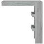 Mesa de bar de pared madera contrachapada gris 102x45x103,5cm en Mesas de comedor | Comprar online en Foru.es