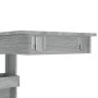 Mesa de bar de pared madera contrachapada gris 102x45x103,5cm en Mesas de comedor | Comprar online en Foru.es