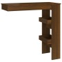 Mesa de bar de pared contrachapada roble marrón 102x45x103,5cm en Mesas de comedor | Comprar online en Foru.es