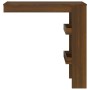 Mesa de bar de pared contrachapada roble marrón 102x45x103,5cm en Mesas de comedor | Comprar online en Foru.es