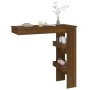 Mesa de bar de pared contrachapada roble marrón 102x45x103,5cm en Mesas de comedor | Comprar online en Foru.es