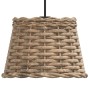 Pantalla para lámpara de techo mimbre marrón Ø20x15 cm de vidaXL, Pantallas para lámparas - Ref: Foro24-364373, Precio: 20,23...
