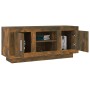 Mueble para TV madera contrachapada roble ahumado 102x35x45 cm en Muebles TV | Comprar online en Foru.es