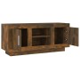 Mueble para TV madera contrachapada roble ahumado 102x35x45 cm en Muebles TV | Comprar online en Foru.es