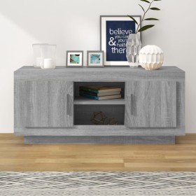 Mueble para TV madera contrachapada gris Sonoma 102x35x45 cm en Muebles TV | Comprar online en Foru.es