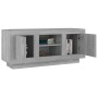Mueble para TV madera contrachapada gris Sonoma 102x35x45 cm en Muebles TV | Comprar online en Foru.es