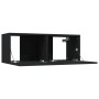 Muebles para TV 2 uds madera contrachapada negro 80x30x30 cm de vidaXL, Muebles TV - Ref: Foro24-804536, Precio: 95,59 €, Des...