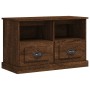 Mueble para TV madera contrachapada marrón roble 80x35x50 cm de vidaXL, Muebles TV - Ref: Foro24-816287, Precio: 74,52 €, Des...
