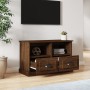 Mueble para TV madera contrachapada marrón roble 80x35x50 cm de vidaXL, Muebles TV - Ref: Foro24-816287, Precio: 74,52 €, Des...