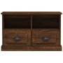 Mueble para TV madera contrachapada marrón roble 80x35x50 cm de vidaXL, Muebles TV - Ref: Foro24-816287, Precio: 74,52 €, Des...