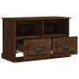 Mueble para TV madera contrachapada marrón roble 80x35x50 cm de vidaXL, Muebles TV - Ref: Foro24-816287, Precio: 74,52 €, Des...