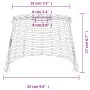 Pantalla para lámpara mimbre marrón Ø25x17 cm de vidaXL, Pantallas para lámparas - Ref: Foro24-364390, Precio: 19,02 €, Descu...