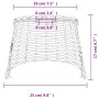 Pantalla para lámpara mimbre marrón Ø25x17 cm de vidaXL, Pantallas para lámparas - Ref: Foro24-364390, Precio: 19,37 €, Descu...