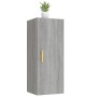 Armario de pared madera contrachapada gris Sonoma 34,5x34x90 cm en Estanterías | Comprar online en Foru.es